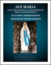 Ave Maria (Duet for Soprano and Alto Saxophone - Organ Accompaniment) P.O.D. cover